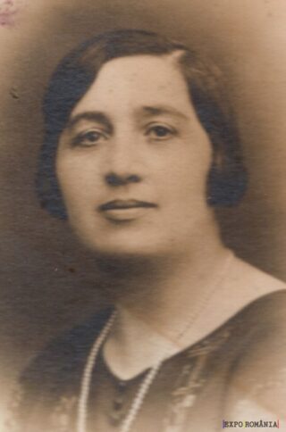 Portret vechi al unei femei elegante