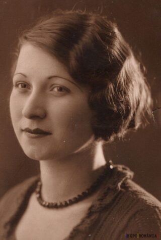 Portret de epocă al unei doamne elegante