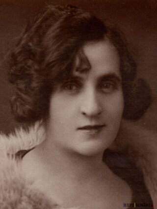 Portret vintage al unei femei elegante