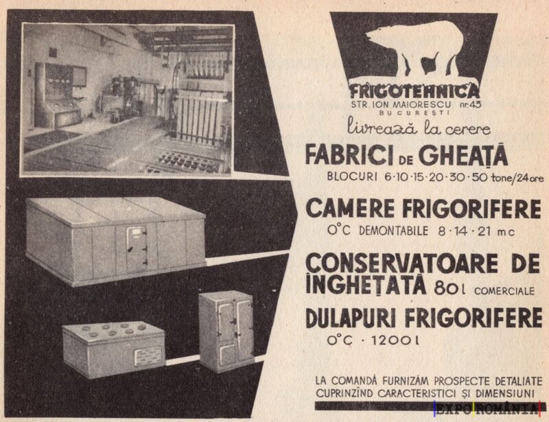 Produse frigorifice de la Frigotehnica București