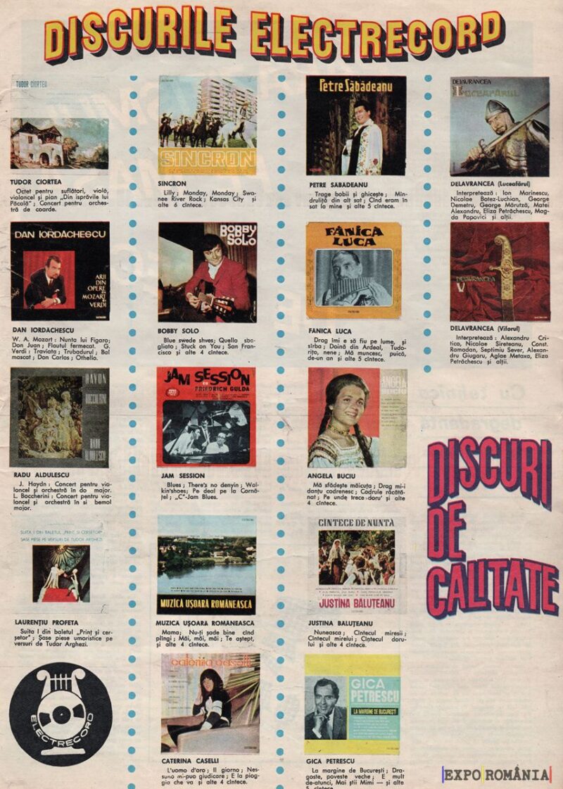 Discurile Electrecord: Oferte muzicale de calitate