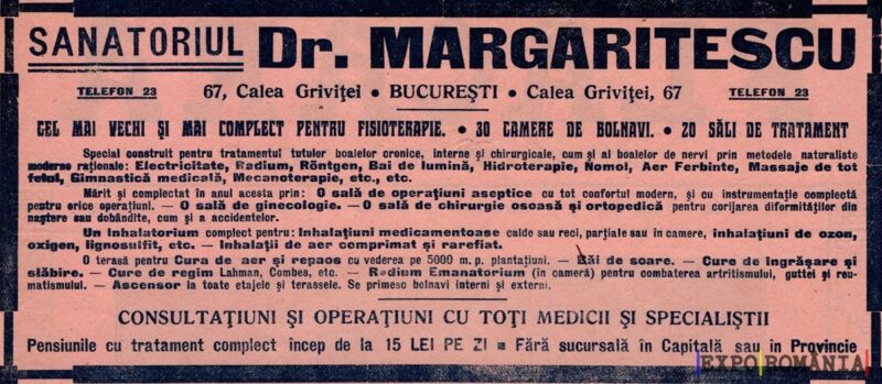 Sanatoriul Dr. Margaritescu în București
