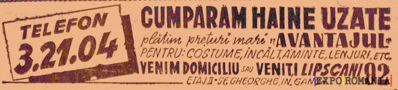 Cumpărarea hainelor uzate în București