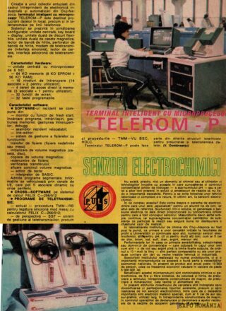 Terminal inteligent Telerom-P și senzori electrochimici