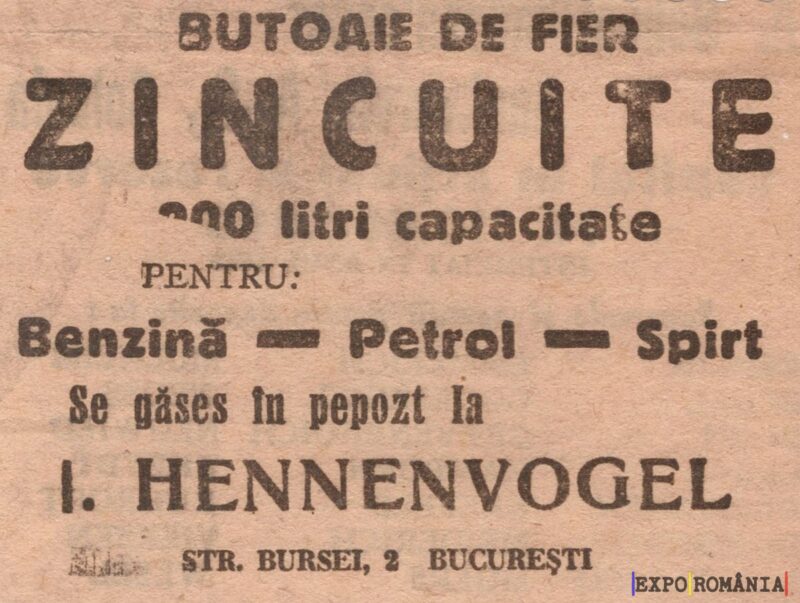 Butoaie de fier zincuite pentru combustibili