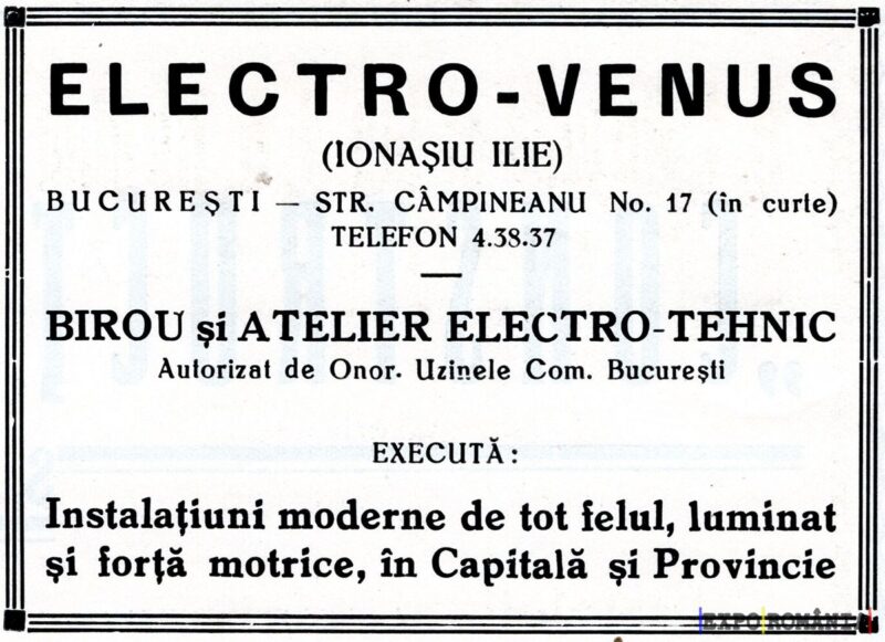 Publicitate pentru servicii electro-tehnice în București