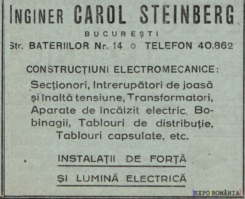 Servicii Electromecanice - Inginer Carol Steinberg