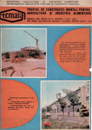 Proiecte de construcție pentru agricultura românească