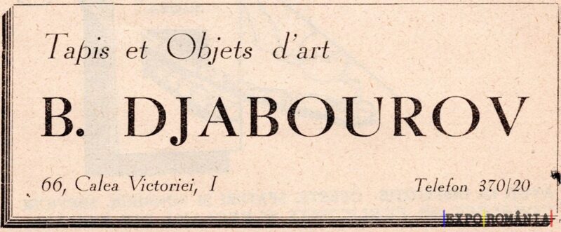 Articole de artă și covoare - B. Djabourov