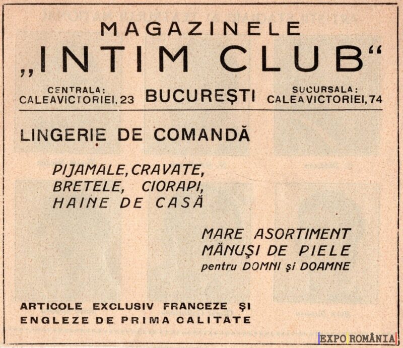 Magazinele Intim Club din București