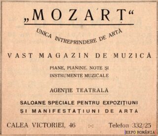 Magazin de muzică și artă 'Mozart'