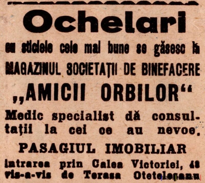 Oferte de ochelari la Amicii Orbilor