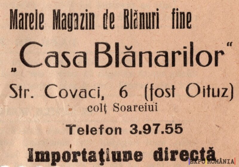 Casa Blănarilor - Magazin de blănuri fine