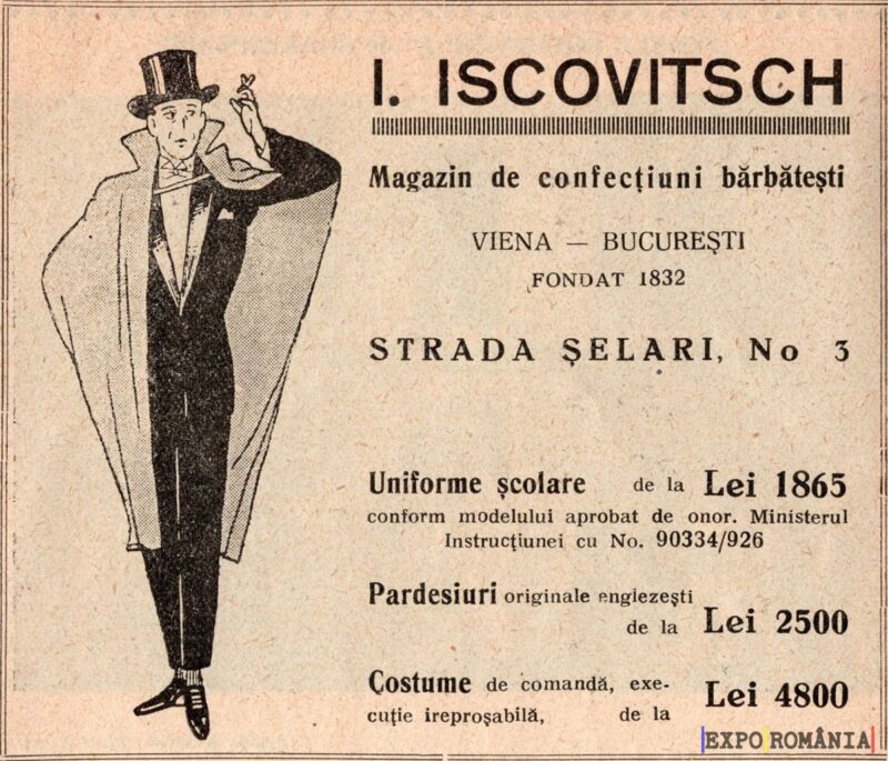 Publicitate pentru magazin de haine bărbați