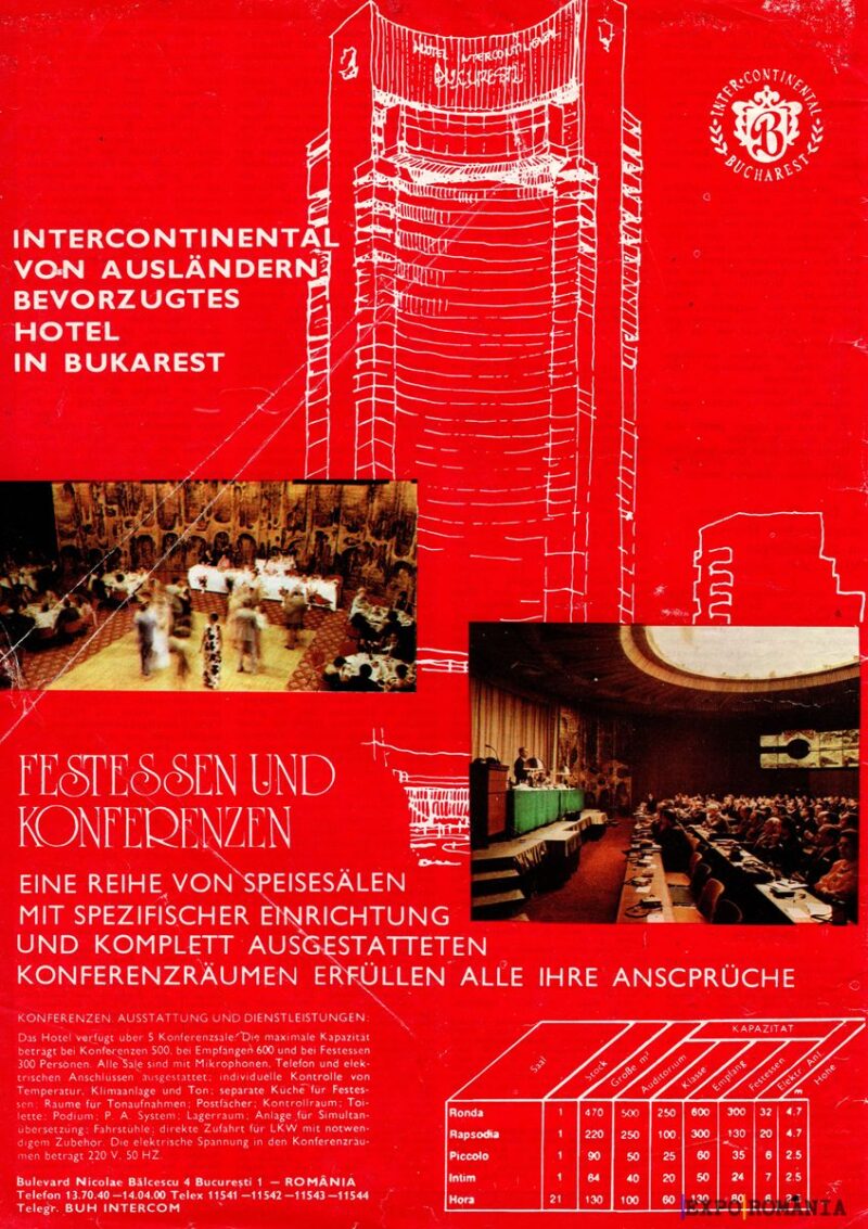 Hotel Intercontinental București: Evenimente și Conferințe