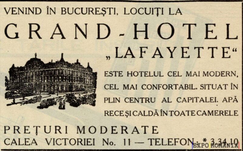 Hotel modern în centrul Bucureștiului