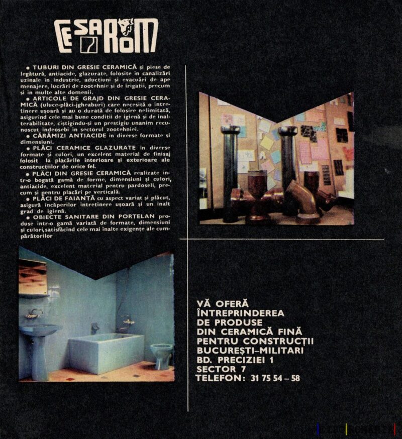 Produse din ceramică pentru construcții și design interior