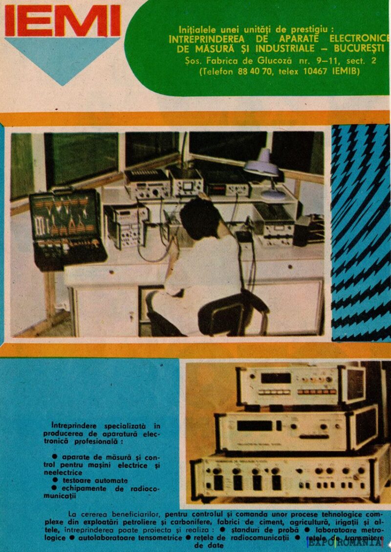 Tehnologie și măsurători electronice la IEMI