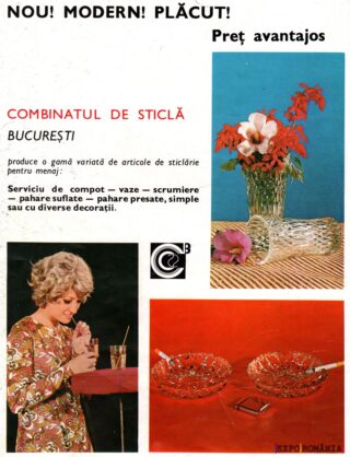 Articole de sticlă pentru un decor elegant