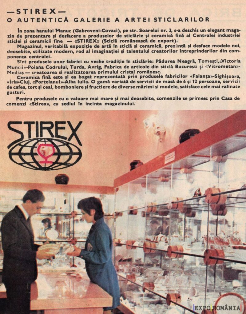 Stirex - Galerie dedicată artei sticlei și ceramicii