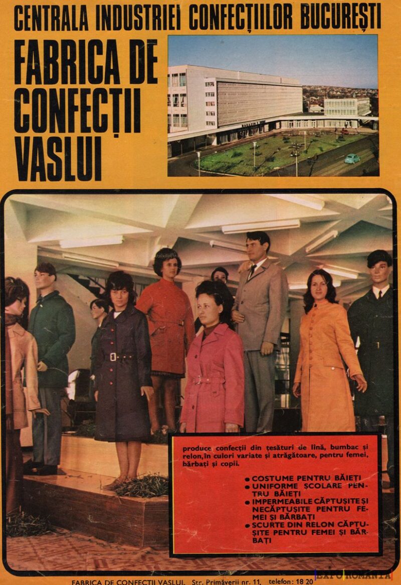 Promovarea fabricii de confecții din Vaslui