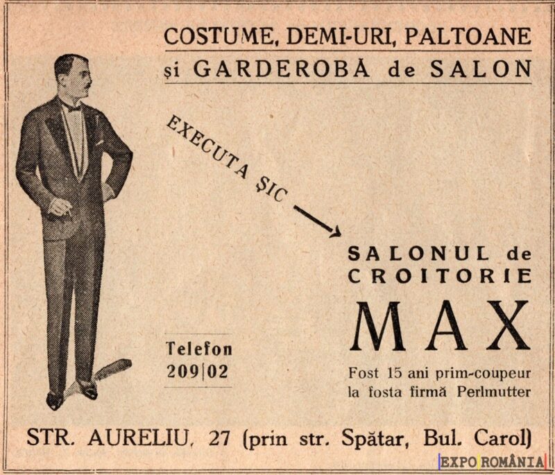 Salon de croitorie Max - costume și paltoane