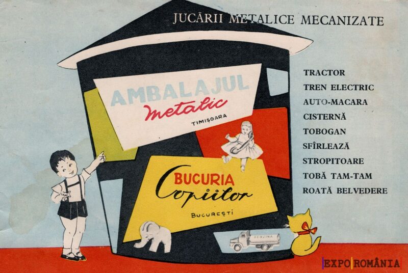 Jucării metalice mecanizate pentru copii
