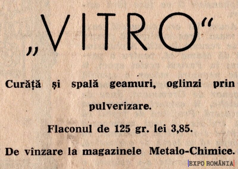 Detergent pentru geamuri și oglinzi Vitro