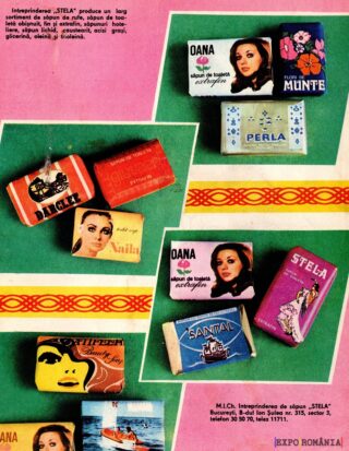 Produse cosmetice din anii '70 în România