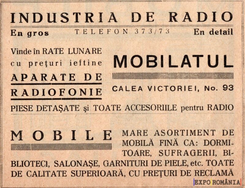 Promoții pentru aparate de radio și mobilă