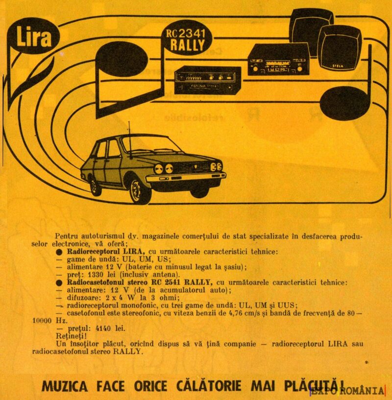 Echipamente audio pentru călătorii plăcute.