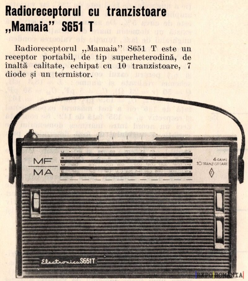 Radioreceptor portabil Mamaia S651 T