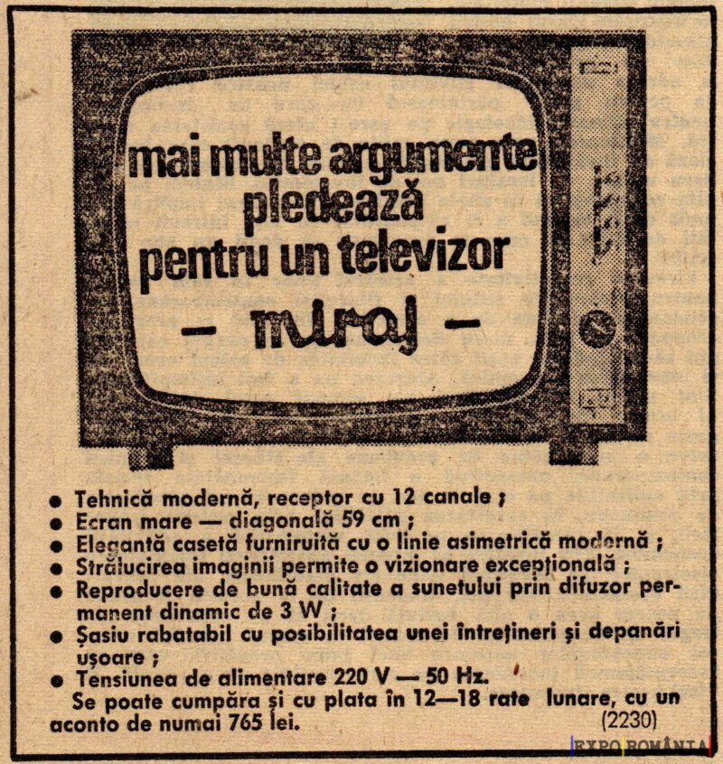Televizorul Muroj: tehnologie modernă pentru tine
