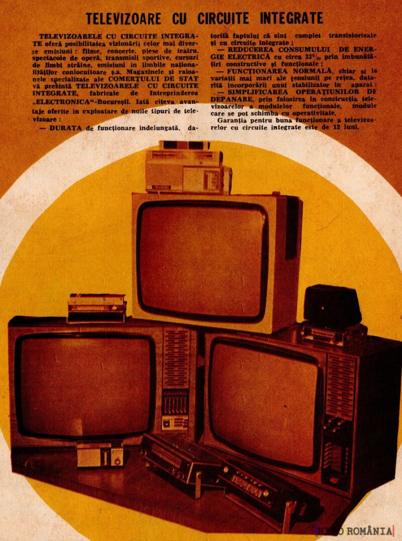 Evoluția televizoarelor cu circuite integrate