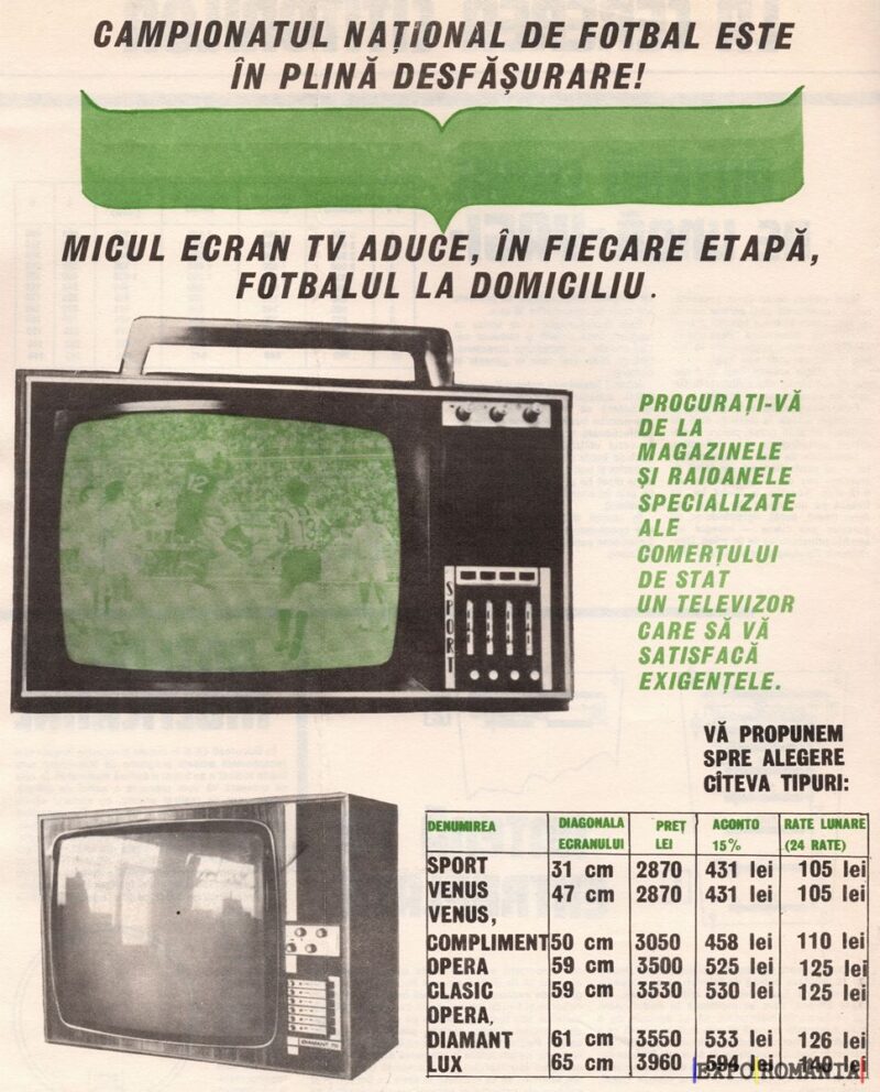 Fotbalul în direct pe televizorul tău!