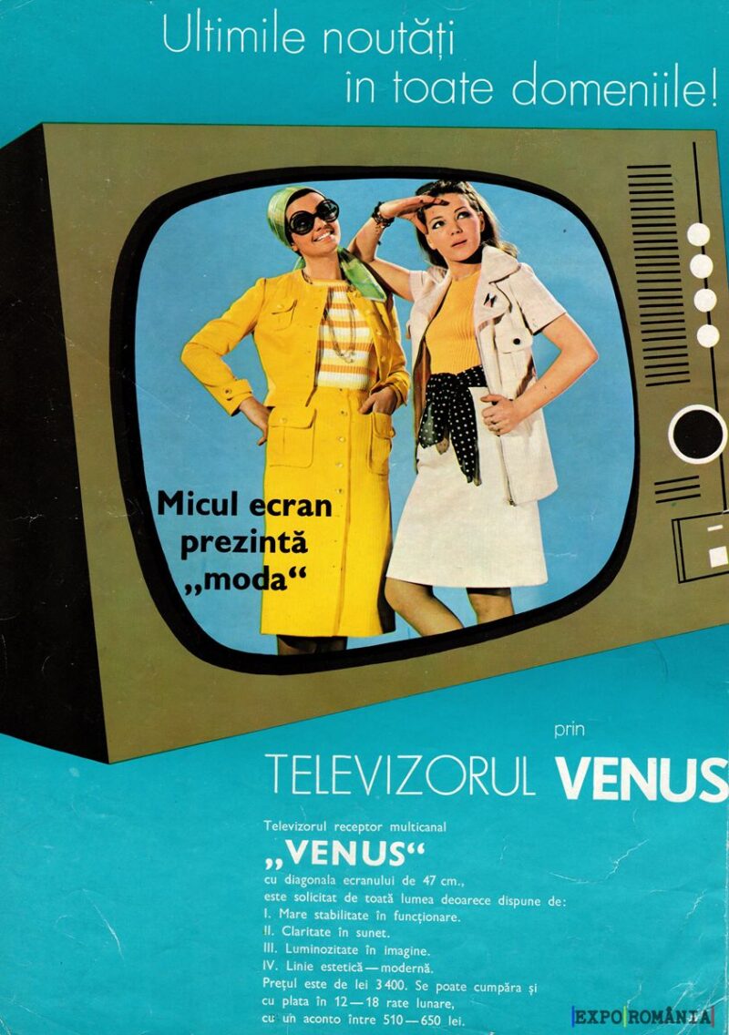 Moda pe micile ecrane ale trecutului