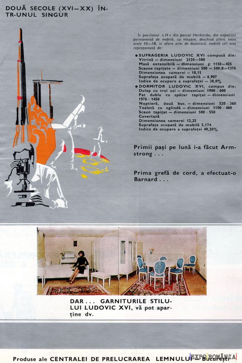 Inovații medicale și stiluri de mobilier în secole.