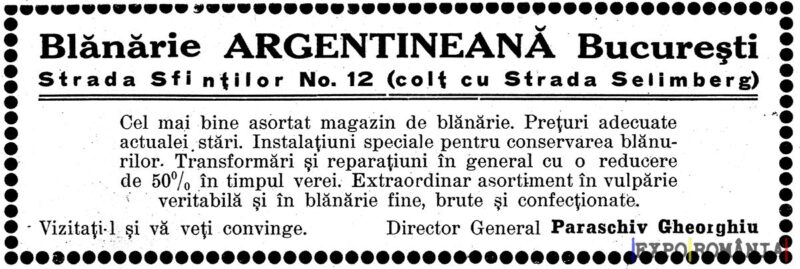 Blănărie Argentiniană - Oferte și reduceri speciale!