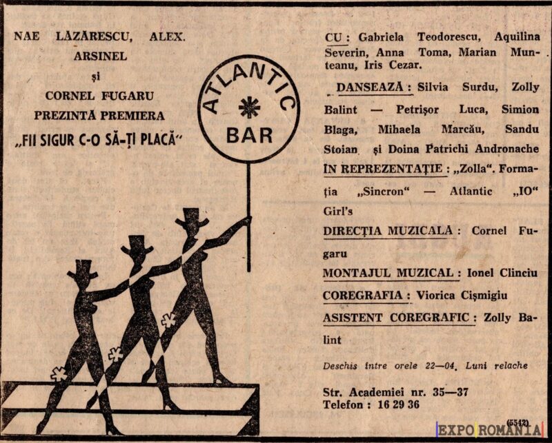 Premiera spectacolului Fii sigur c-o să-ți placă