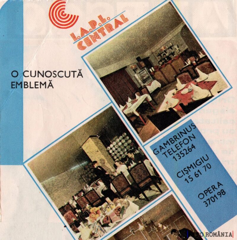 Restaurantul Central: O emblema de traditie