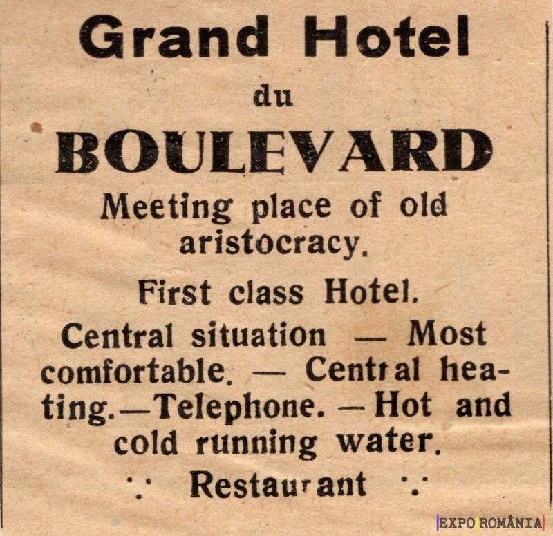 Hotelul Grand de pe Boulevard