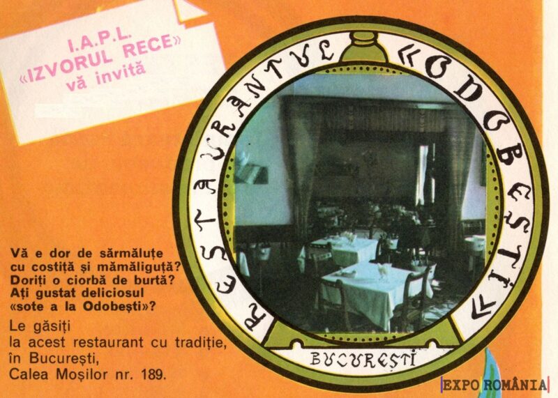 Invitație la restaurantul Odobești din București