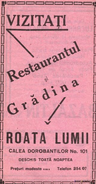 Vizitați Restaurantul Roata Lumii!