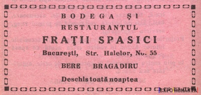 Restaurantul Frații Spasici din București