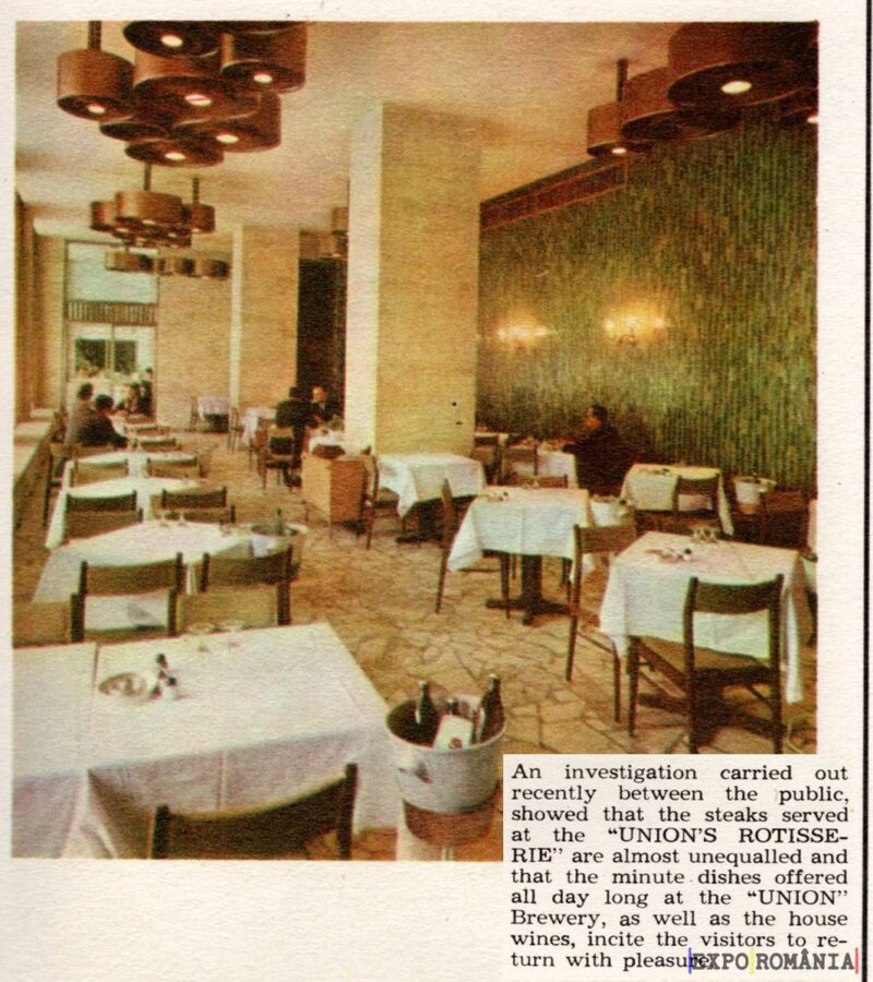 Restaurant elegant cu preparate rafinate.