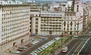 Peisaj urban dintr-o metropolă modernă