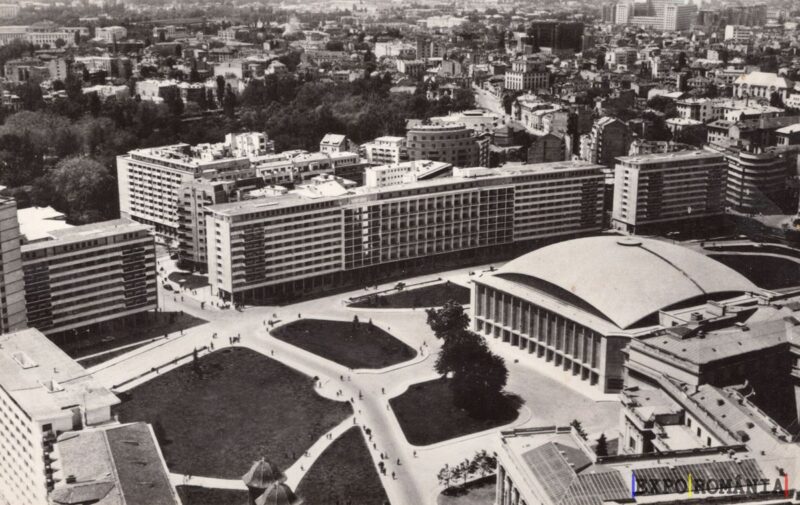 Vedere aeriană a unui oraș modern