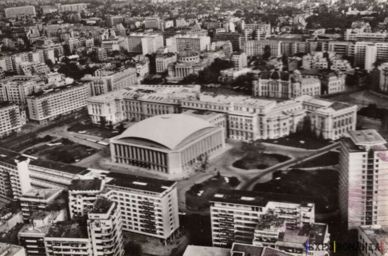 Vedere aeriană a unui oraș modern