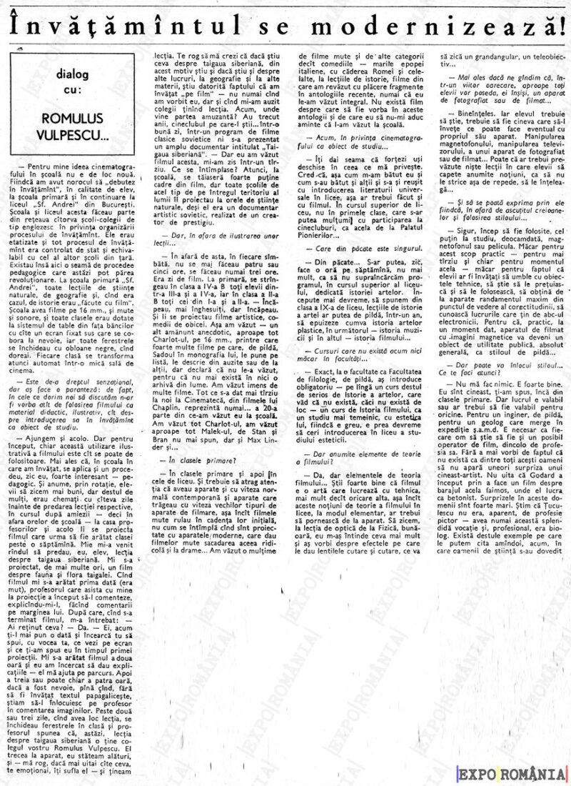 Interviu cu criticul Romulus Vulpescu  -  anii '70 - 0044
