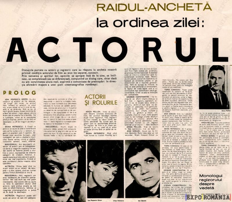 Interviu cu actori  -  anii '70 - 0056